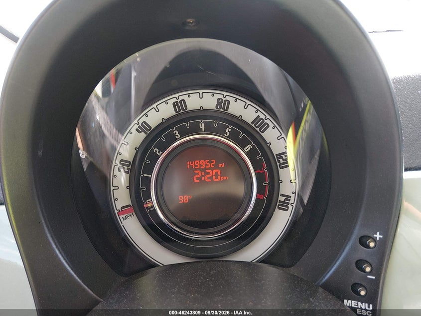FIAT 500 2012 VIN 3C3CFFCR1CT126730