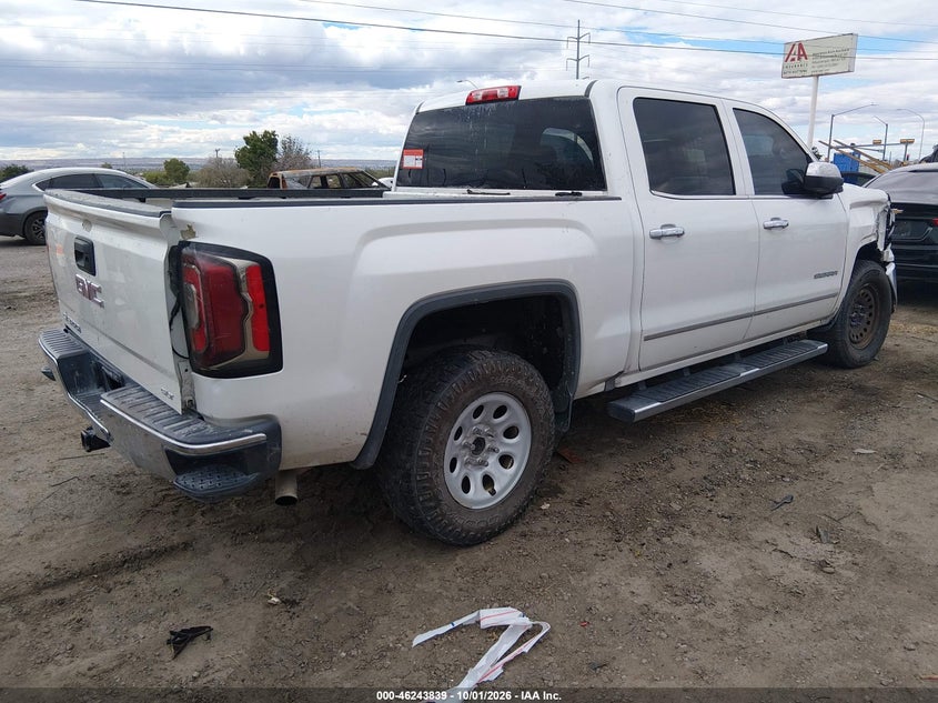 Vin: 3gtu2nec3hg414747, lot: 46743833, gmc sierra 1500 slt 20174