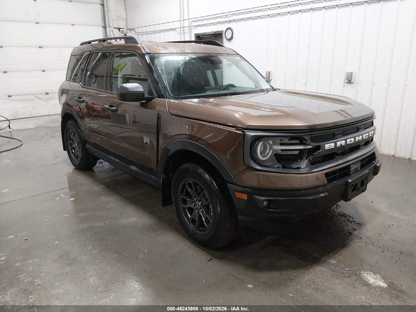 Vin: 3fmcr9b65nrd35573, lot: 46743902, ford bronco sport big bend 2022 img_1