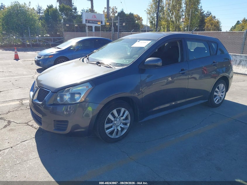 2009 Pontiac Vibe, Обычный износ, IAAI, VIN 5Y2SP67899Z425857 — фото 2