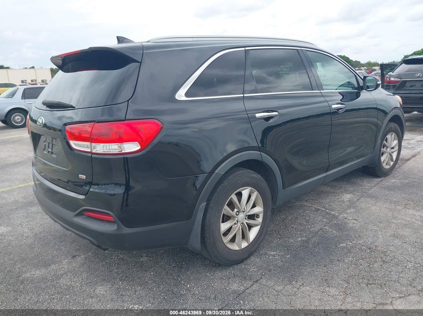 Vin: 5xypg4a37gg057245, lot: 46743963, kia sorento 2.4l lx 20164