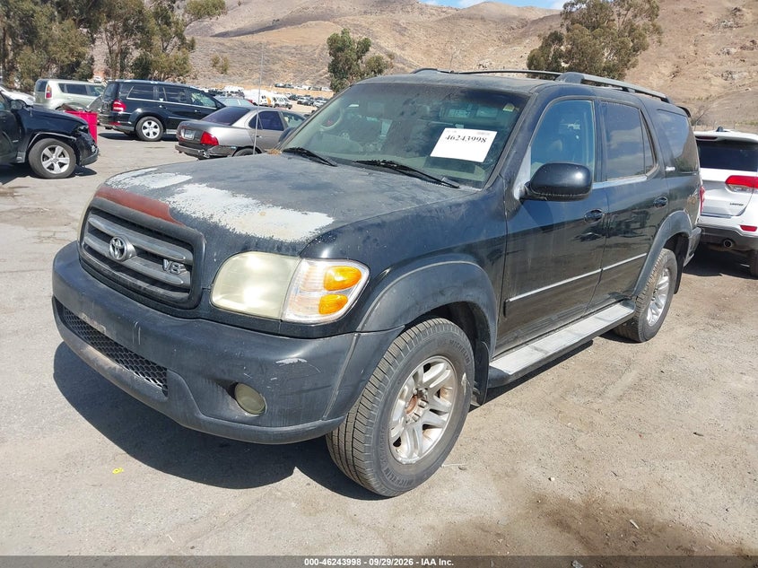 TOYOTA SEQUOIA 2004 VIN 5TDZT38A14S236981