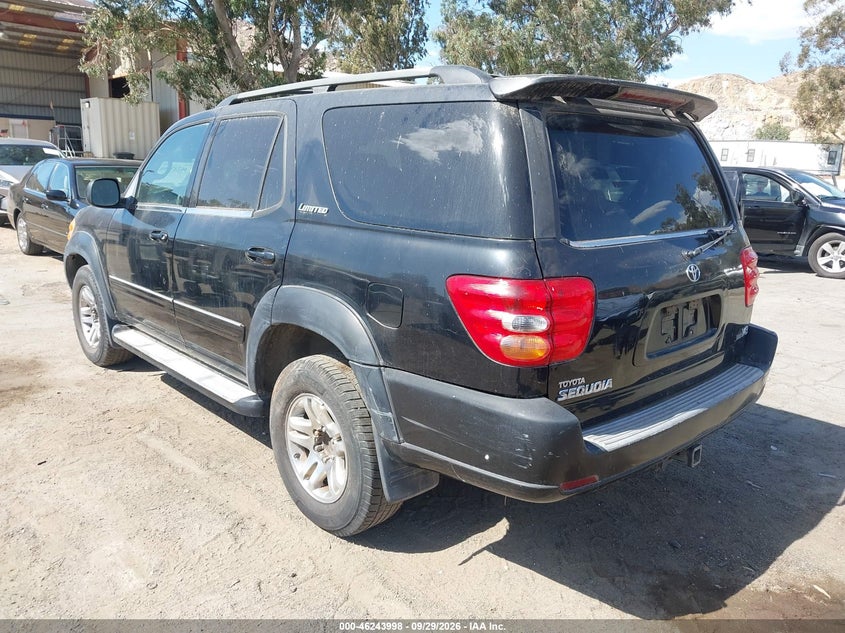 TOYOTA SEQUOIA 2004 VIN 5TDZT38A14S236981