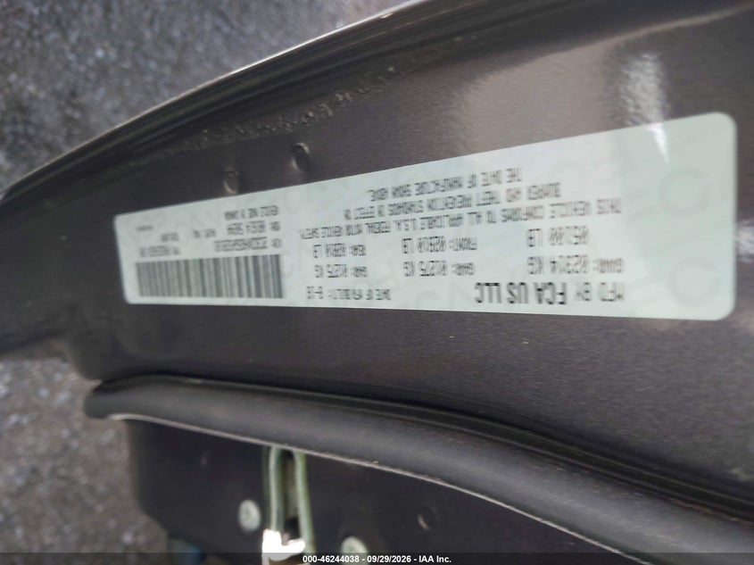 DODGE CHARGER 2016 VIN 2C3CDXHG5GH328181