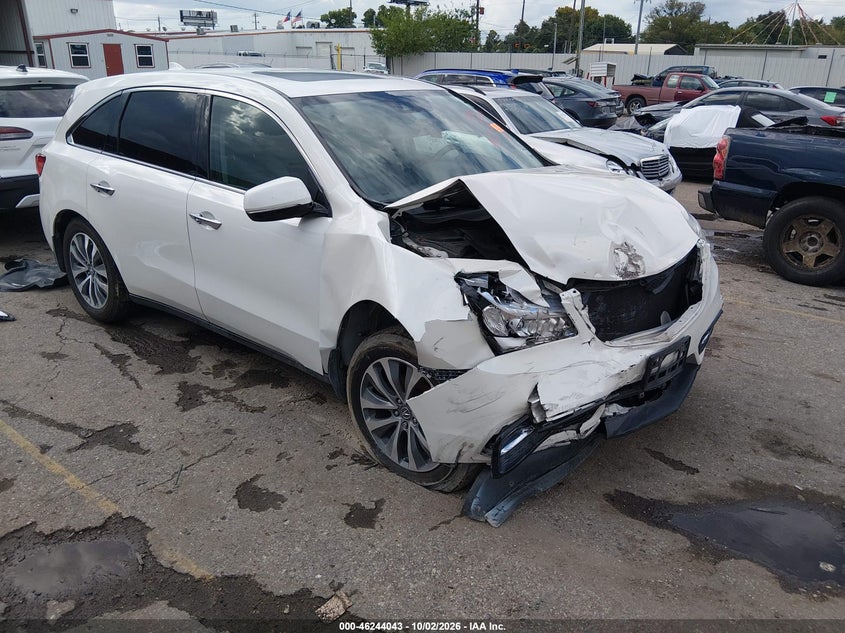 Vin: 5fryd3h45gb014454, lot: 46744037, acura mdx technology   acurawatch plus packages/technology package 2016 img_1
