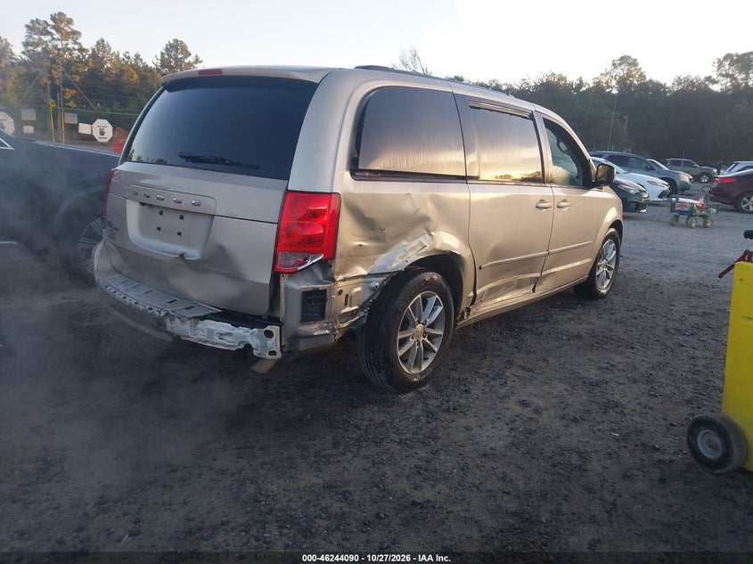 Vin: 2c4rdgcg1dr538313, lot: 46744105, dodge grand caravan sxt 20134