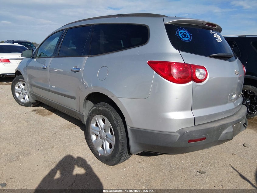 Vin: 1gnkrfed7bj153671, lot: 46744121, chevrolet traverse ls 20113