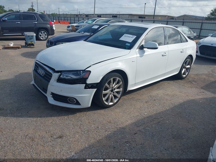 AUDI A4 2012 VIN WAUFFAFL0CN012279