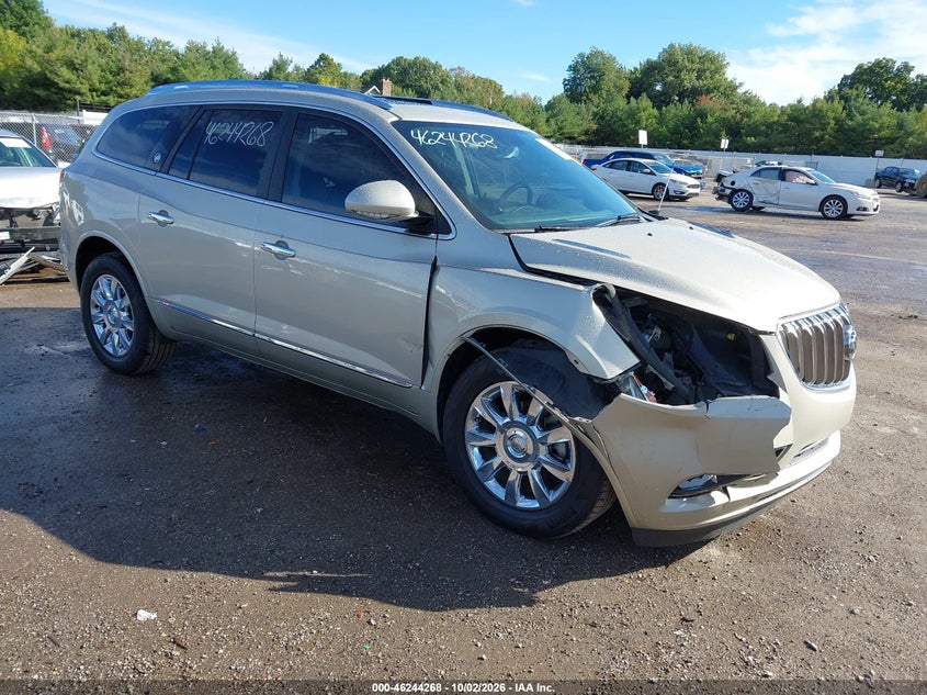 Vin: 5gakrbkd8ej335861, lot: 46744294, buick enclave leather 2014 img_1