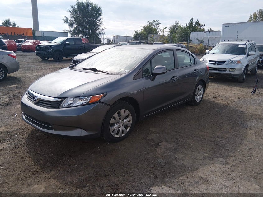 HONDA CIVIC 2012 VIN 2HGFB2F52CH312079