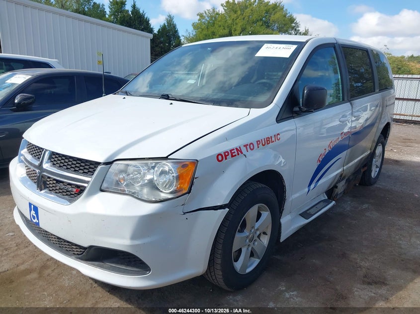 Vin: 2c4rdgbg1jr364126, lot: 46744326, dodge grand caravan se 20182