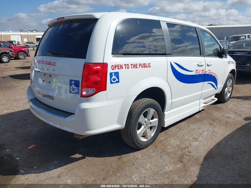 Vin: 2c4rdgbg1jr364126, lot: 46744326, dodge grand caravan se 20184