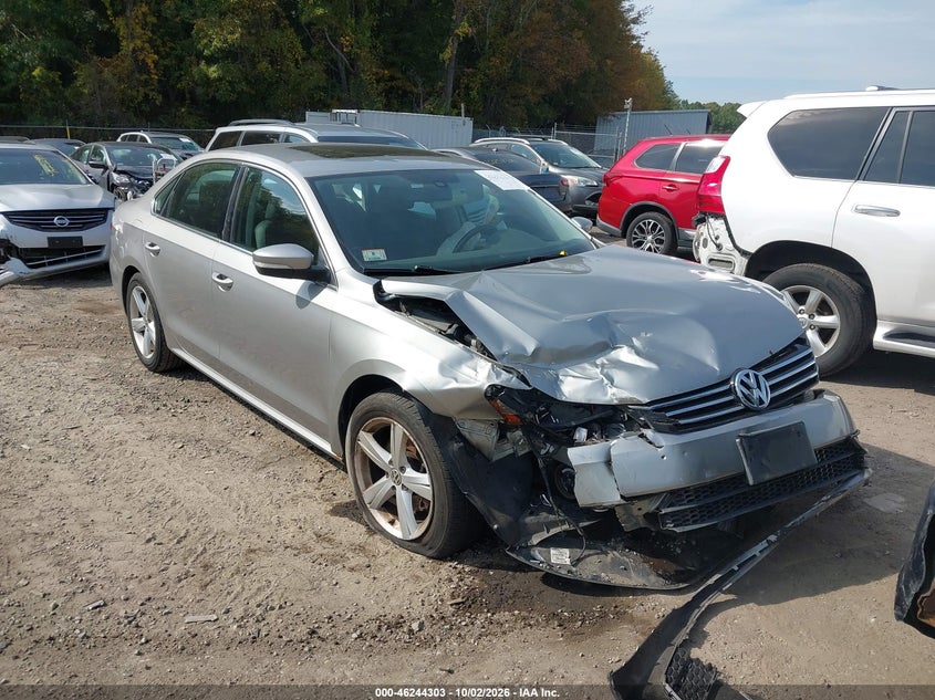 Vin: 1vwbp7a3xdc045700, lot: 46744329, volkswagen passat 2.5l se 20131