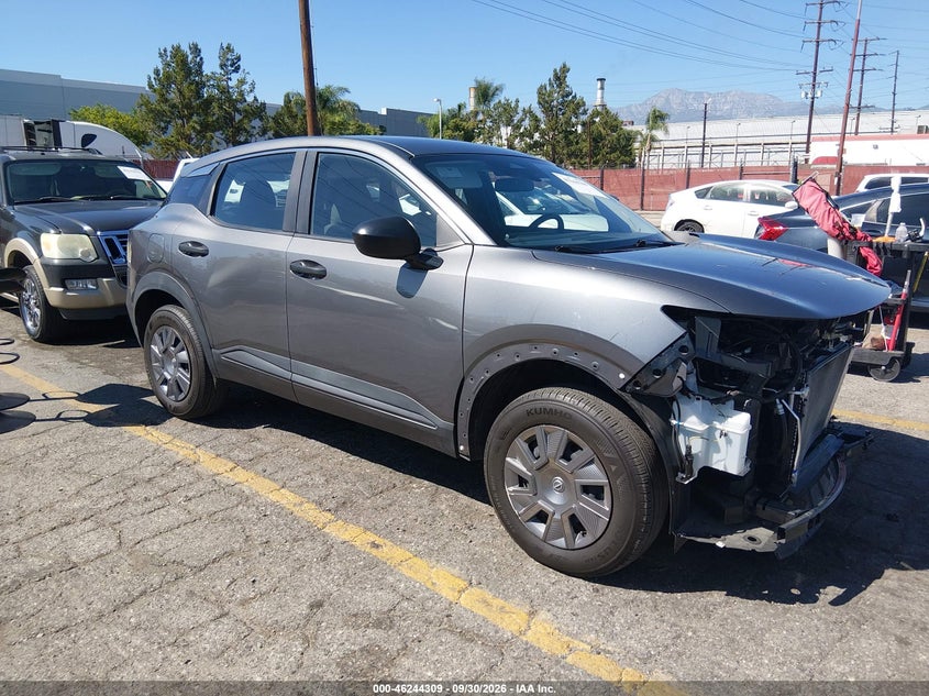 Vin: 3n8ap6ba5sl378205, lot: 46744334, nissan kicks s fwd 20251