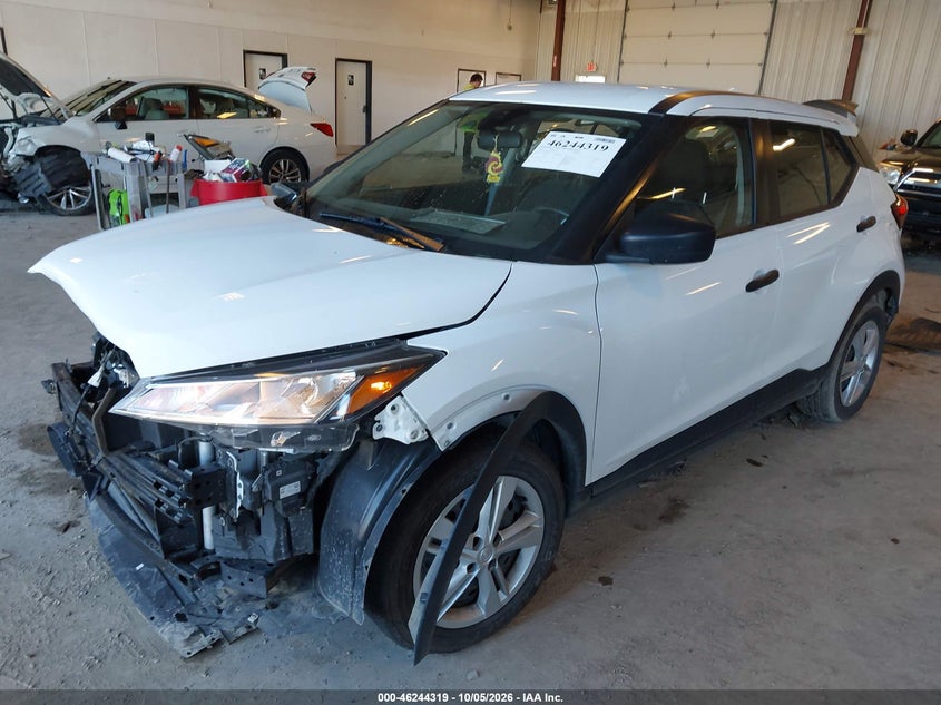Vin: 3n1cp5bv3nl529227, lot: 46744344, nissan kicks s xtronic cvt 20222