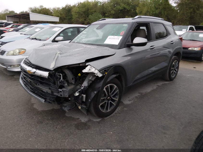 Vin: kl79mpsl8tb045527, lot: 46744347, chevrolet trailblazer fwd lt 20262
