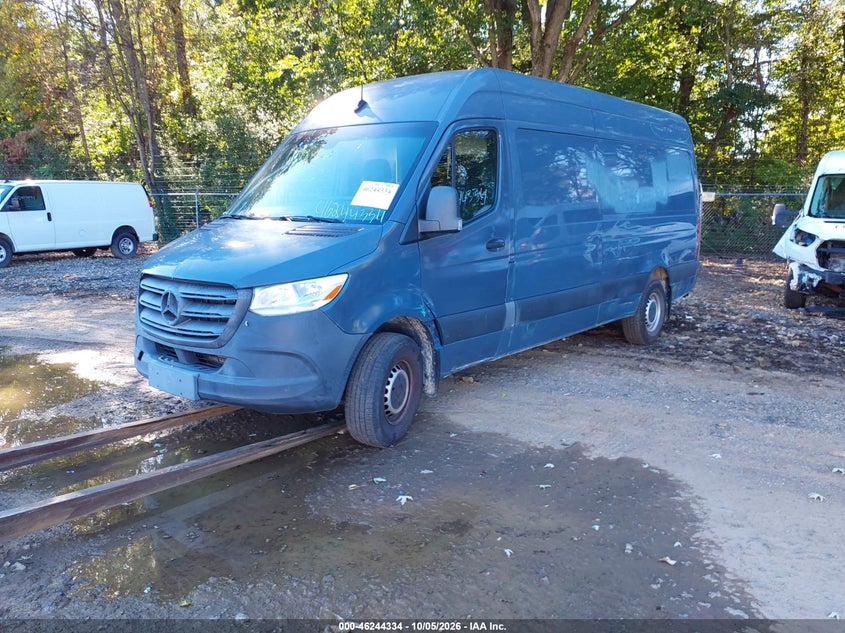 Vin: wd4pf1cdxkp126352, lot: 46744360, mercedes-benz sprinter 2500 high roof v6 20192