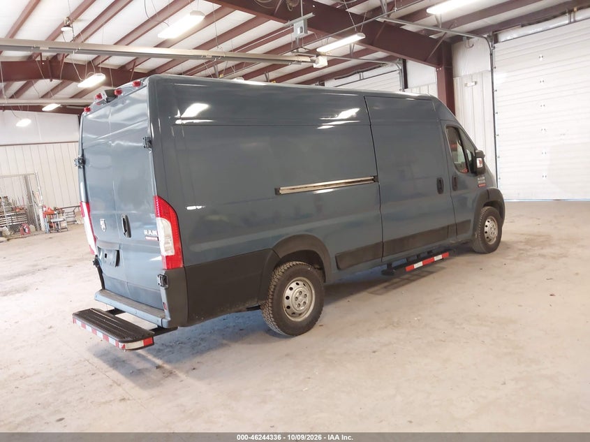 Vin: 3c6urvjg9ke551321, lot: 46744361, ram promaster 3500 cargo van high roof 159 wb ext 20194