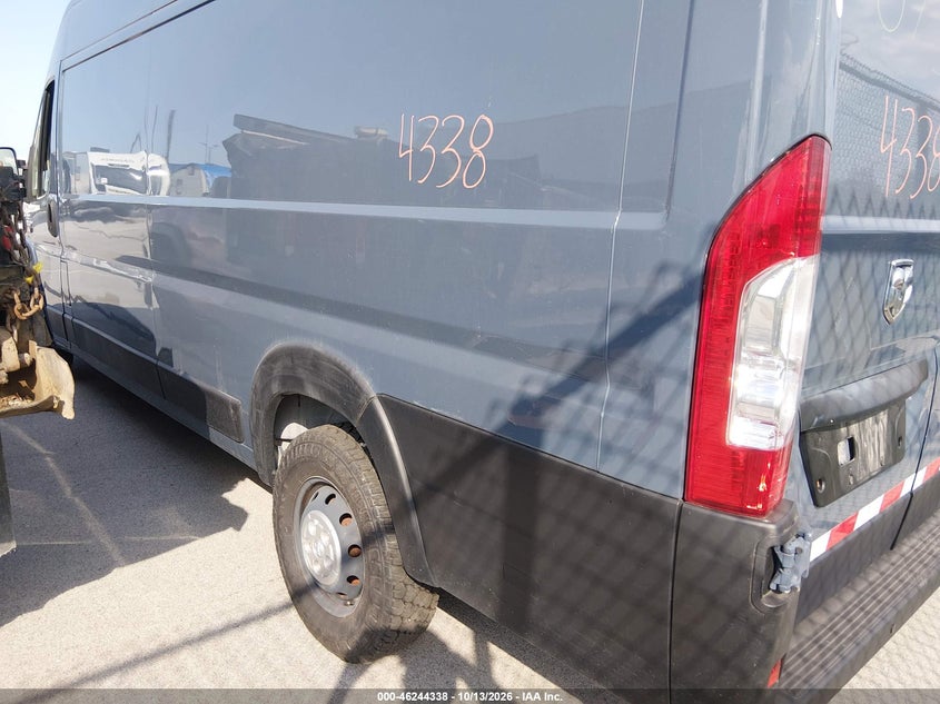 2019 Ram Promaster 3500 Cargo Van High Roof 159 Wb Ext, Обычный износ, IAAI, VIN 3C6URVJG6KE558730 — фото 2