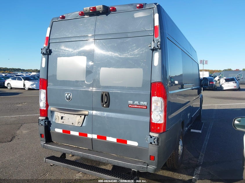 Vin: 3c6urvjg4le108706, lot: 46744373, ram promaster 3500 cargo van high roof 159 wb ext 20204
