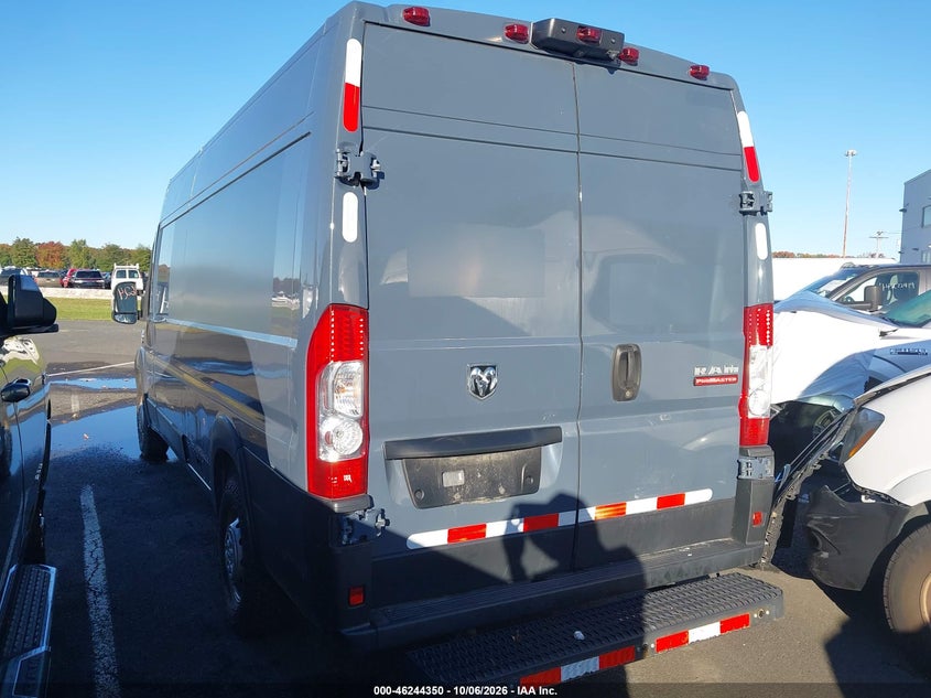 Vin: 3c6urvjg3le117039, lot: 46744376, ram promaster 3500 cargo van high roof 159 wb ext 20203