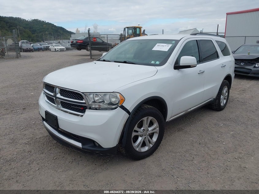 2013 Dodge Durango Crew, Right Front, IAAI, VIN 1C4RDJDG9DC608564 — photo 2