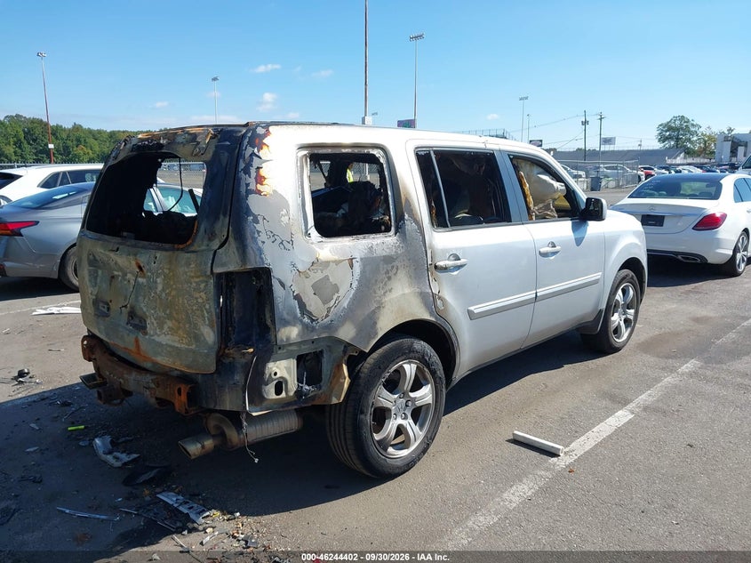 Vin: 5fnyf4h42fb042552, lot: 46744428, honda pilot ex 20154