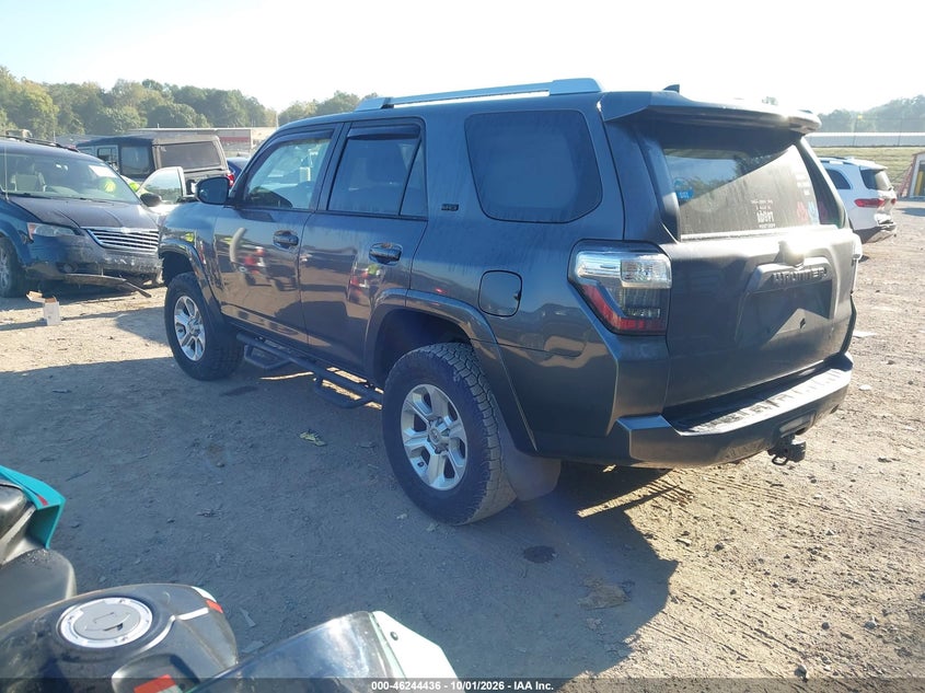 Vin: jtebu5jr3h5411104, lot: 46744462, toyota 4runner sr5 20173