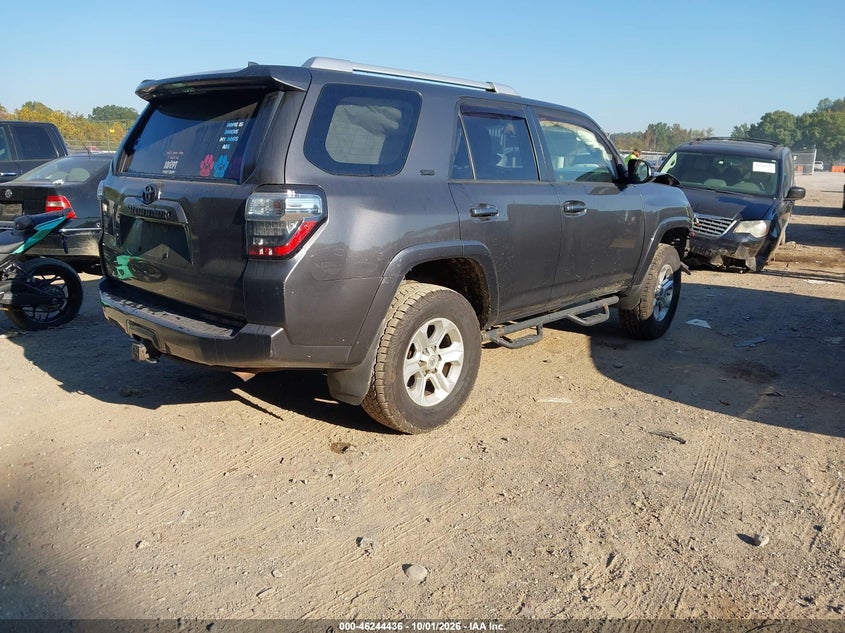 Vin: jtebu5jr3h5411104, lot: 46744462, toyota 4runner sr5 20174