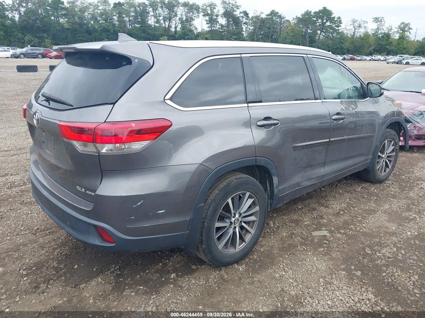 Vin: 5tdjzrfh6hs465533, lot: 46744485, toyota highlander xle 20174