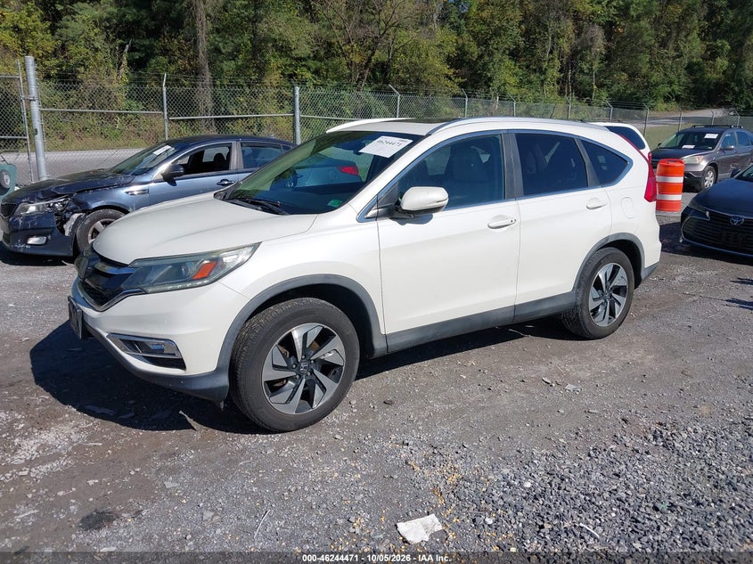 Vin: 5j6rm4h99fl004457, lot: 46744497, honda cr-v touring 20152
