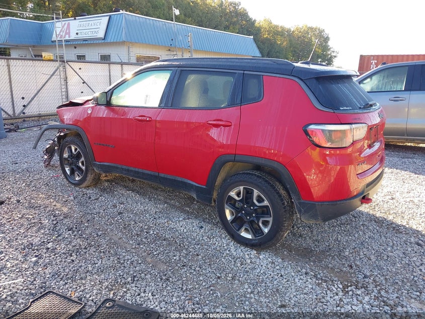 Vin: 3c4njddb8jt210582, lot: 46744511, jeep compass trailhawk 4x4 20183