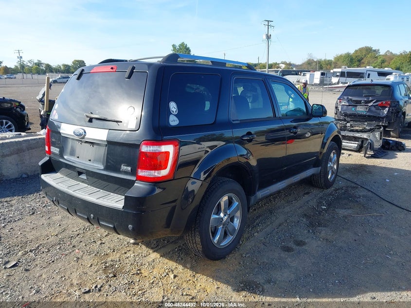 Vin: 1fmcu0eg0akd01876, lot: 46744519, ford escape limited 20104