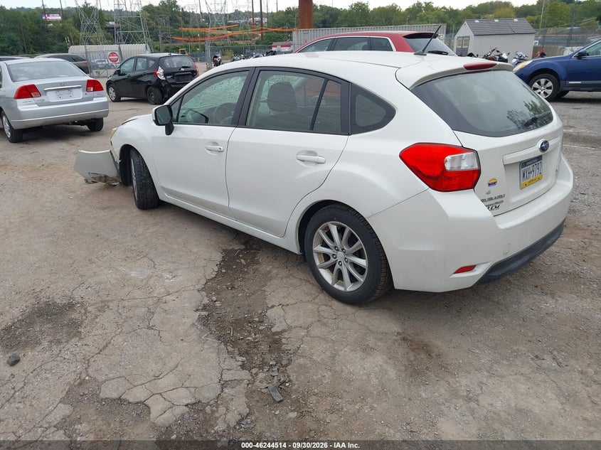 Vin: jf1gpac62e8272693, lot: 46744540, subaru impreza 2.0i premium 20143