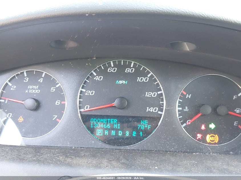 CHEVROLET IMPALA 2009 VIN 2G1WU57M091171362