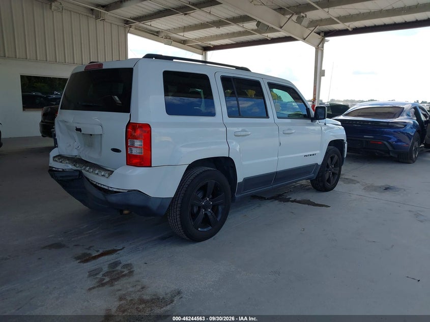 Vin: 1c4njpba5ed850420, lot: 46744589, jeep patriot altitude 20144