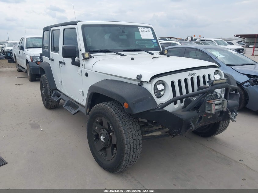 Vin: 1c4bjwdg6gl316527, lot: 46744602, jeep wrangler unlimited sport 20161