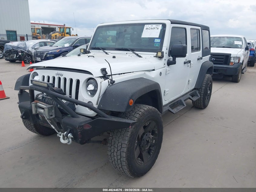 Vin: 1c4bjwdg6gl316527, lot: 46744602, jeep wrangler unlimited sport 20162