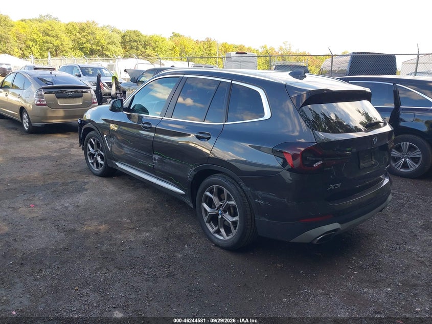Vin: 5ux53dp04n9m03538, lot: 46744607, bmw x3 xdrive30i 20223