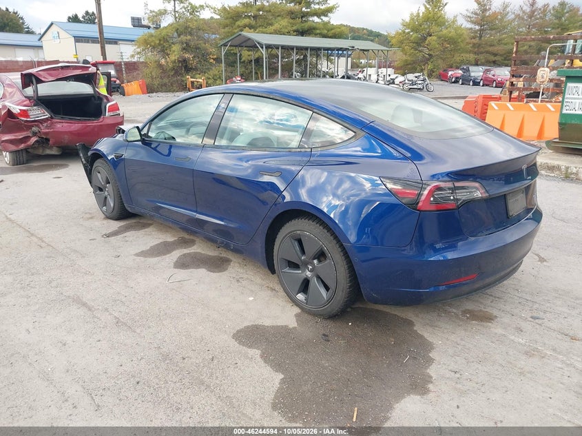Vin: 5yj3e1eb2nf102097, lot: 46744620, tesla model 3 long range dual motor all-wheel drive 20223