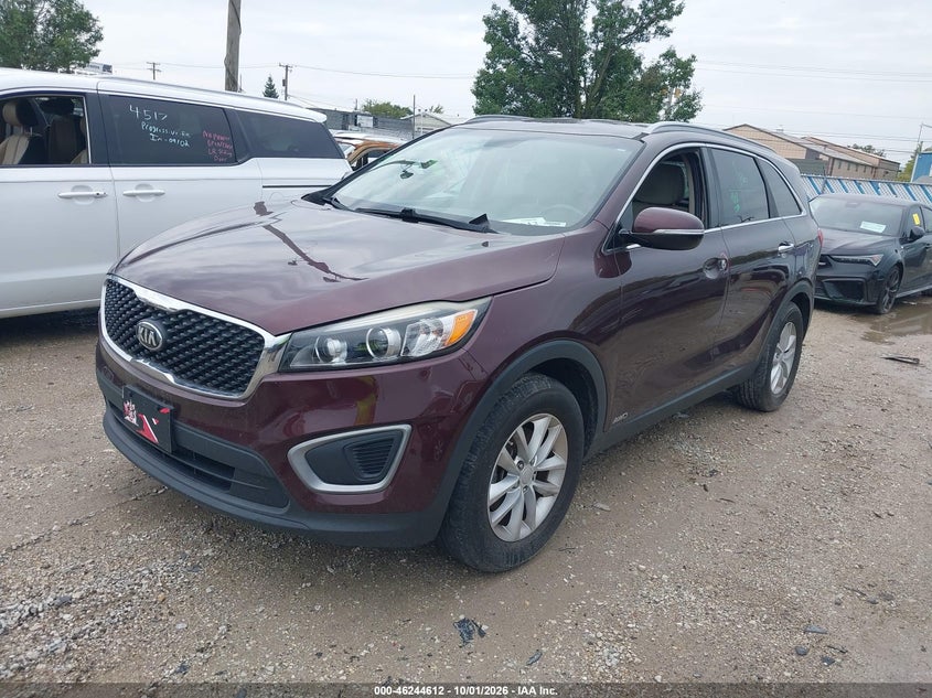 Vin: 5xypgda39gg149599, lot: 46744638, kia sorento lx 20162