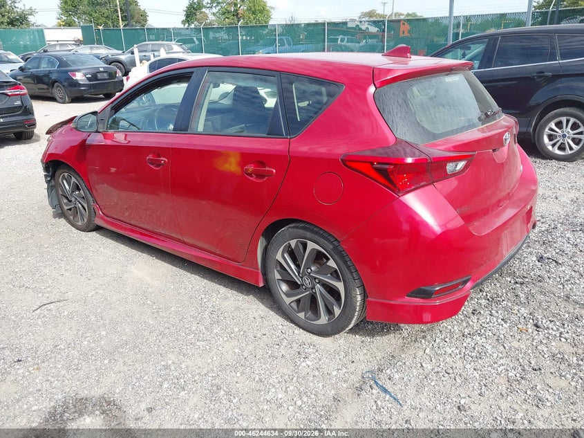Vin: jtnkarjexhj538596, lot: 46744660, toyota corolla im 20173