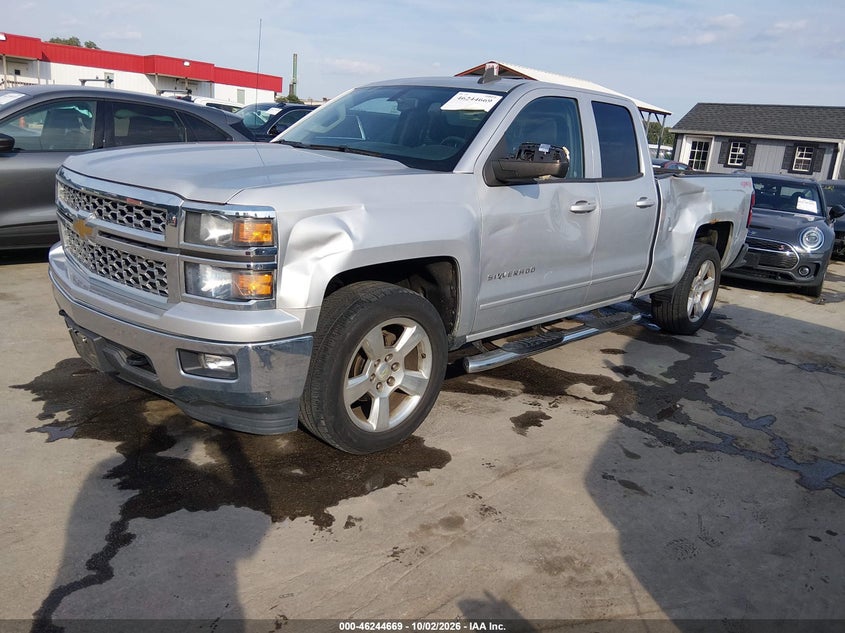 Vin: 1gcvkrec9fz195673, lot: 46744695, chevrolet silverado 1500 lt 20152