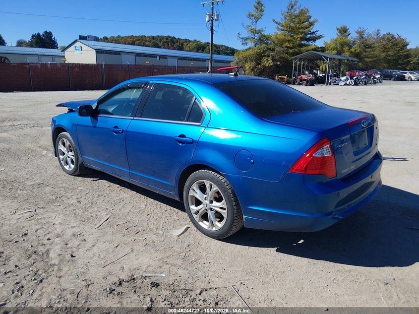 Vin: 3fahp0ha9cr294066, lot: 46744753, ford fusion se 20123