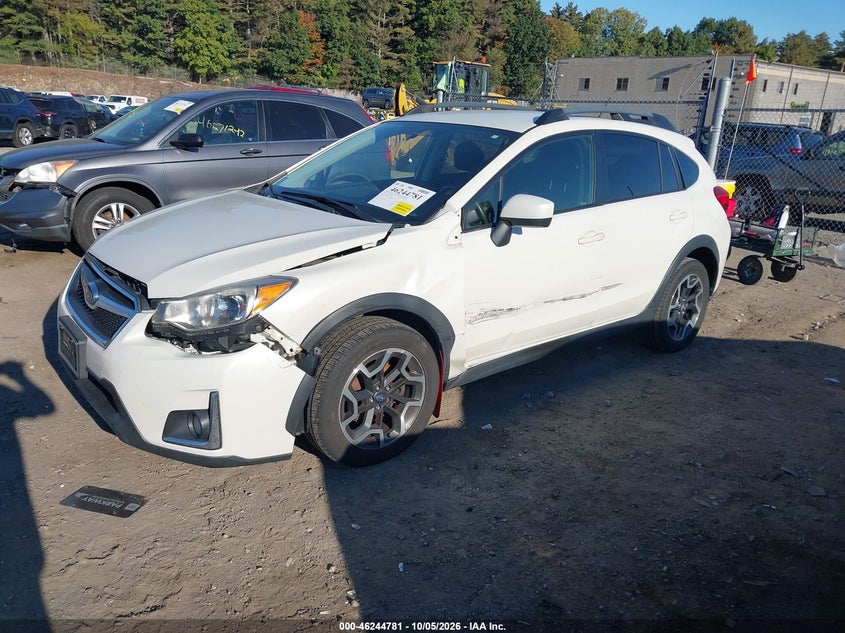 Vin: jf2gpabc9g8316095, lot: 46744807, subaru crosstrek 2.0i premium 20162