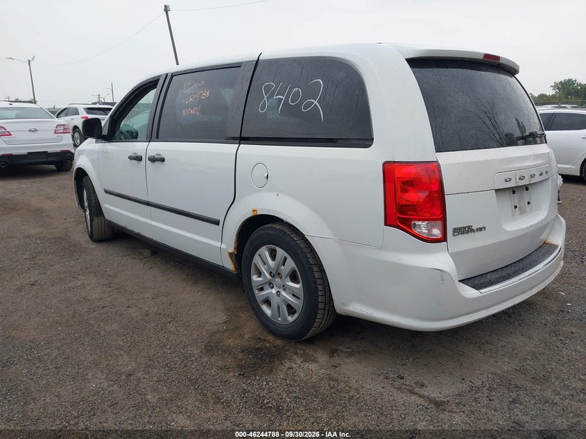 DODGE GRAND CARAVAN 2014 VIN 2C4RDGBG6ER378402