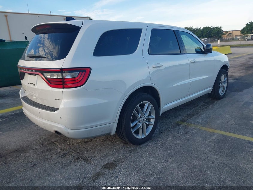 Vin: 1c4rdjdgxtc211976, lot: 46744827, dodge durango gt awd 20264