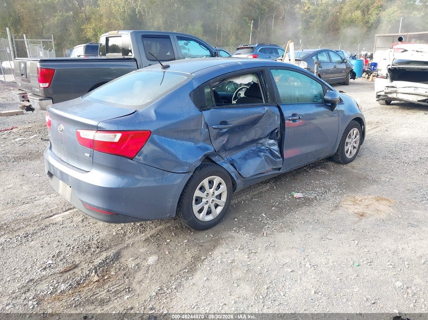 Vin: knadm4a35g6650937, lot: 46744896, kia rio lx 20164