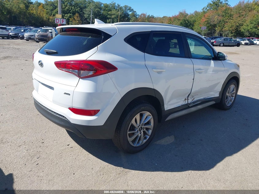 Vin: km8j3ca48ju623242, lot: 46744912, hyundai tucson sel 20184
