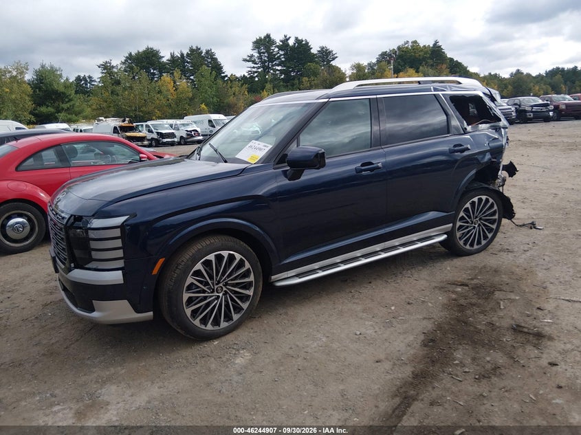 Vin: km8rmesa5tu102658, lot: 46744933, hyundai palisade hybrid calligraphy 20262